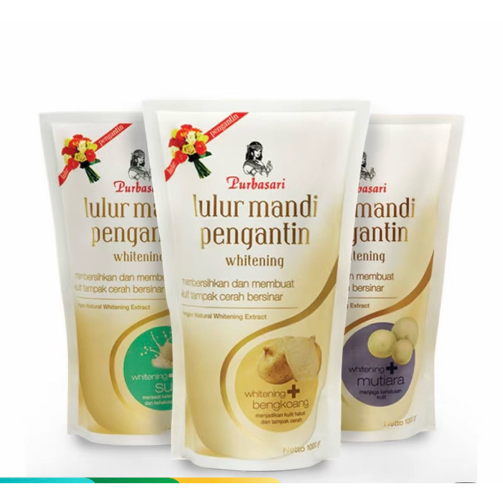 Purbasari Lulur mandi pengantin - lulur pengantin purbasari bengkoang susu mutiara - lulur purbasari
