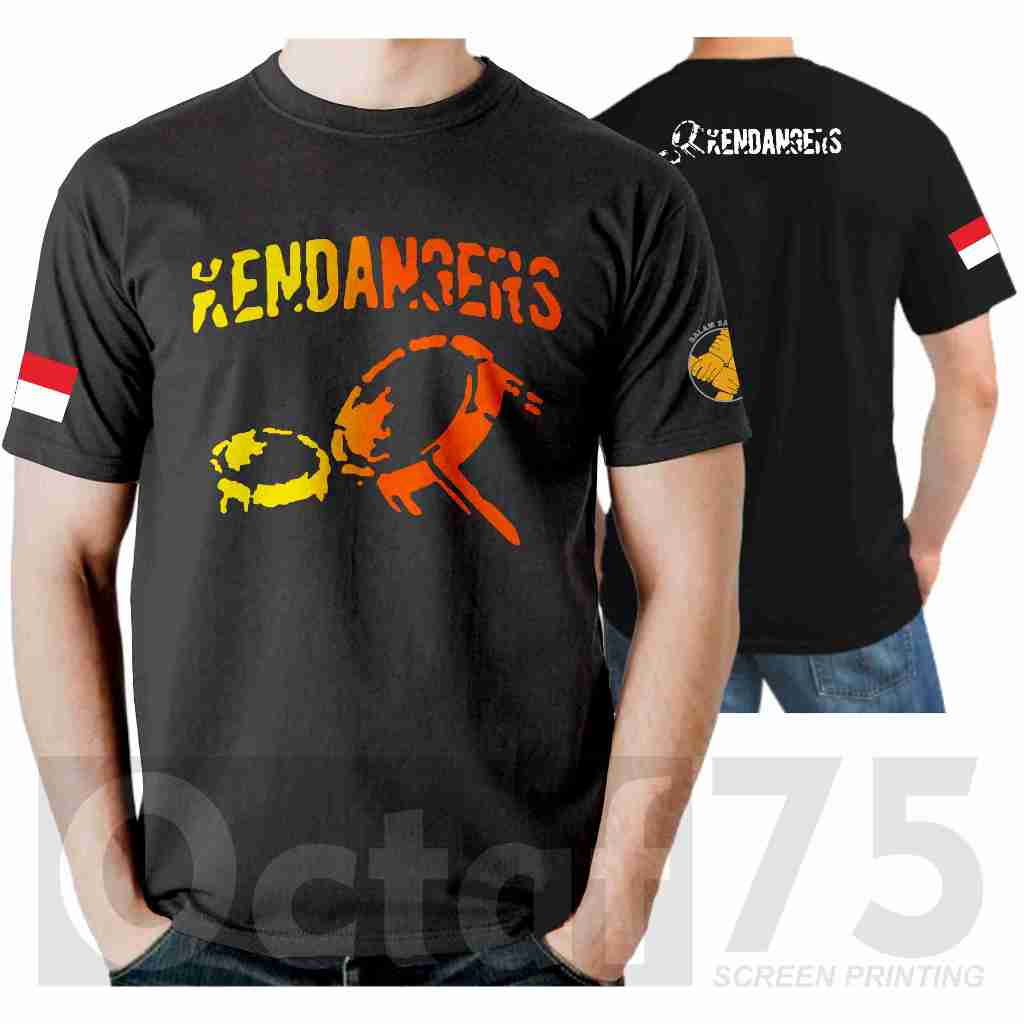 Kaos Baju Kendanger indonesia cotton combed 30s baju kendang rampak