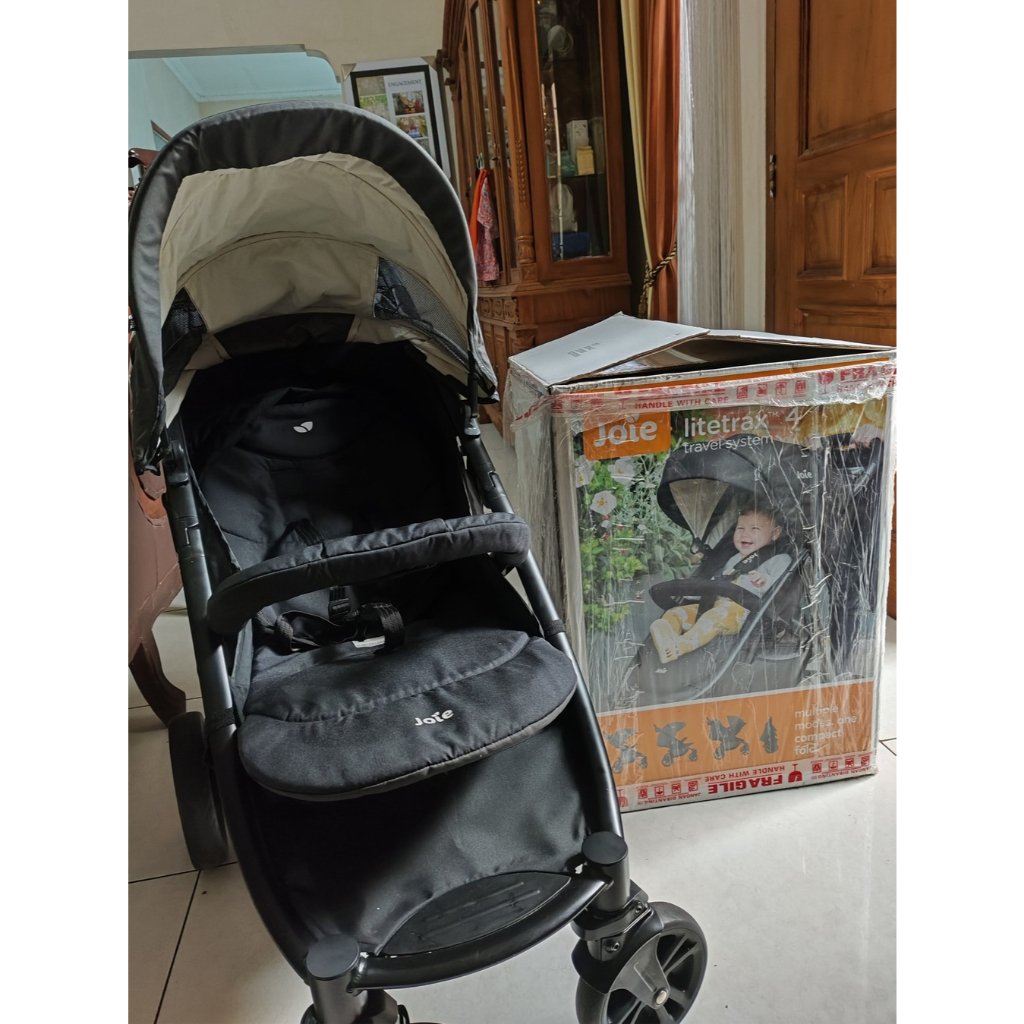 Stroller Bayi Baby Joie LITETRAX 4 & Car Seat Preloved Mulus Mint condition