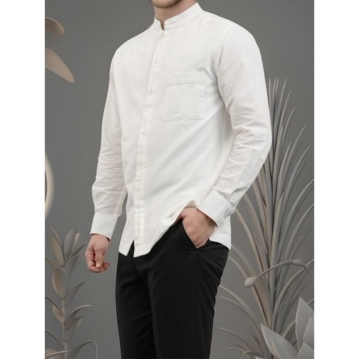 Shafira - Clove Menswear | Baju Koko Atasan Tangan Panjang Pria