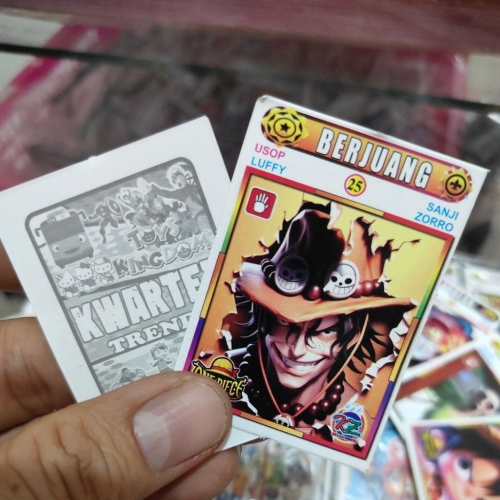 Mainan anak kwartet Jumbo - Kartu Gambar motif Kartun Campur/Kwartet Trendy(1pack isi 32pcs)