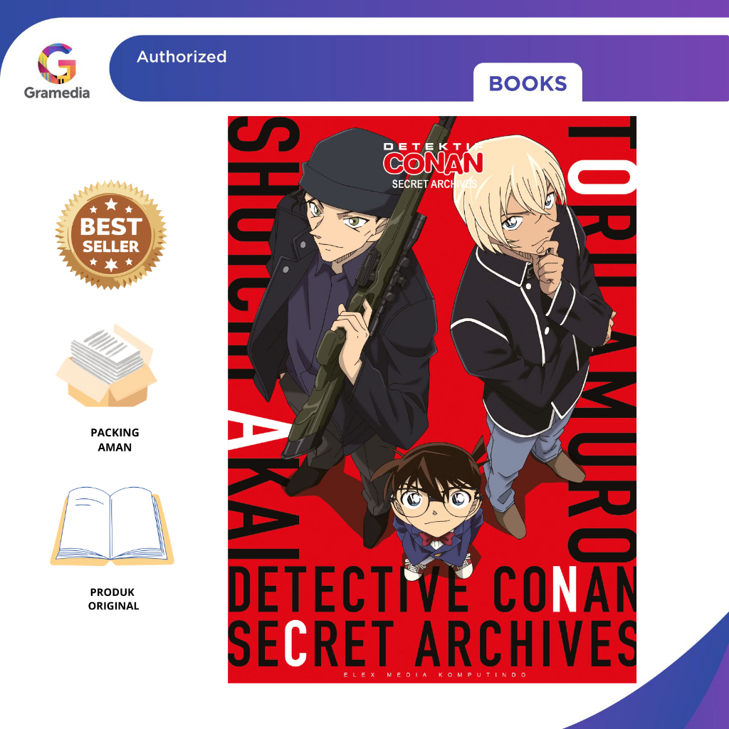 Gramedia Pekanbaru - Detektif Conan Secret Archives 02 Shuichi Akai & Toru Amuro