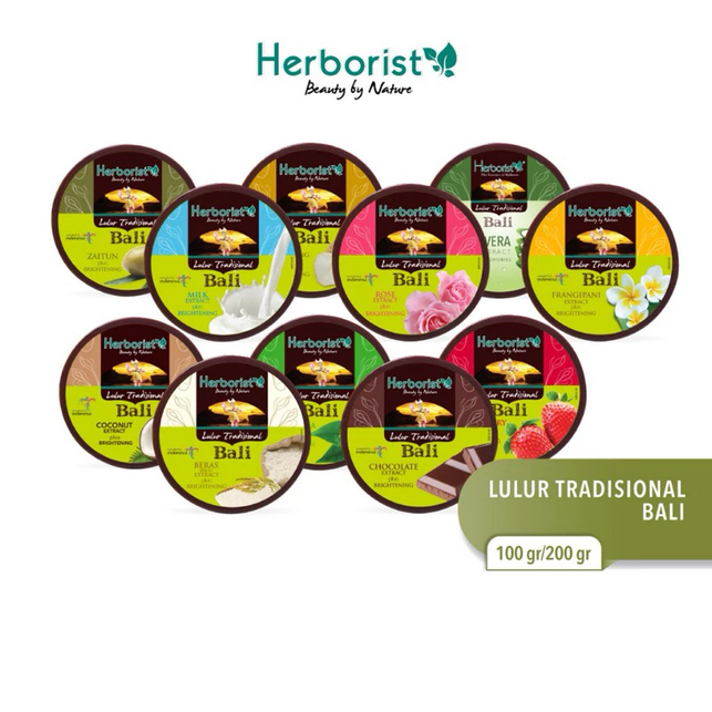 Herborist Lulur Body Scrub 100gr | Lulur Herborist