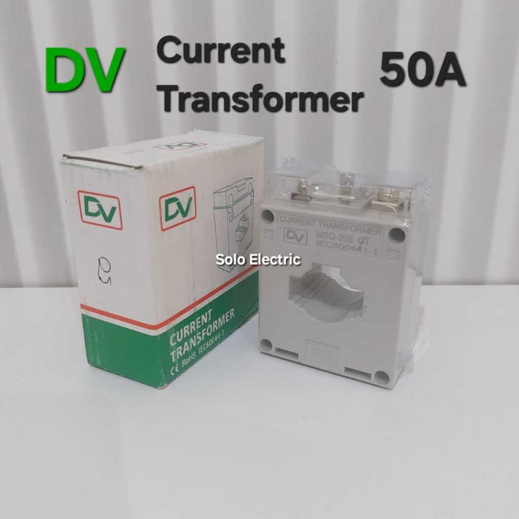 CURRENT TRANSFORMER DV  / CT PANEL 50 AMPERE / 50A / 50/5A