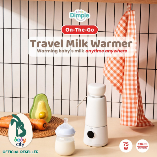 Little Dimple On The Go Milk Warmer - Penghangat Susu Portable - Warmer asip