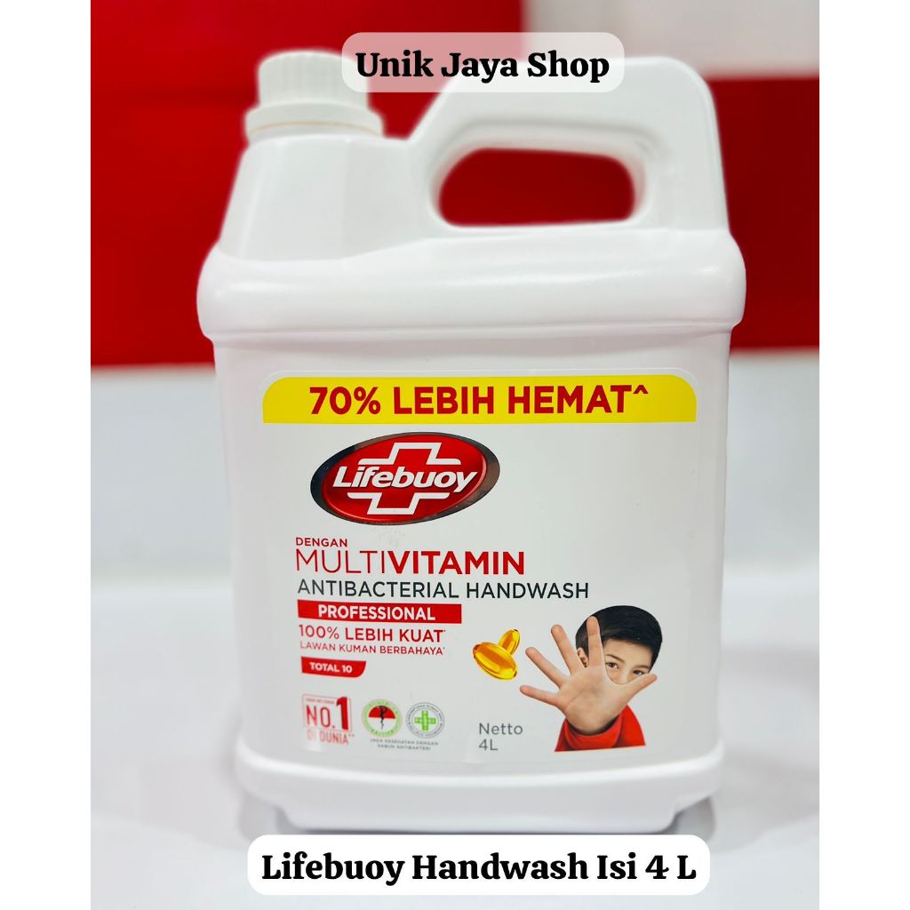 Lifebuoy Hand Wash Sabun Cuci Tangan Cair 4Liter