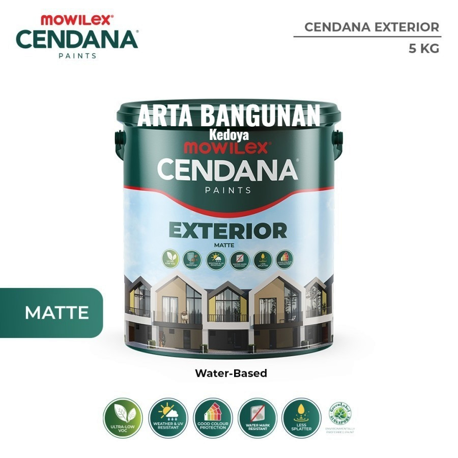 Cat Mowilex Cendana Eksterior Putih - 5 kg (Gallon)