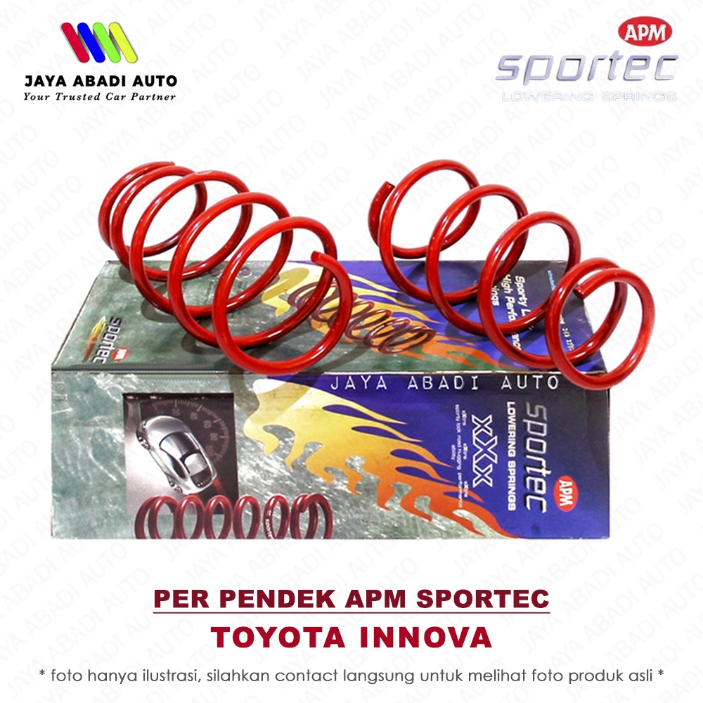Lowering Kit / Coil Spring / Per Pendek APM SPORTEC - TOYOTA INNOVA DIESEL