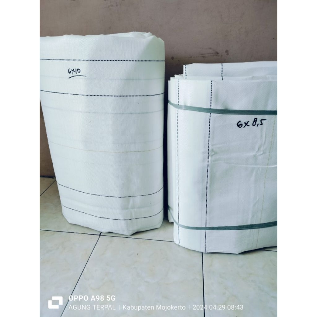 terpal hamparan padi/gabah