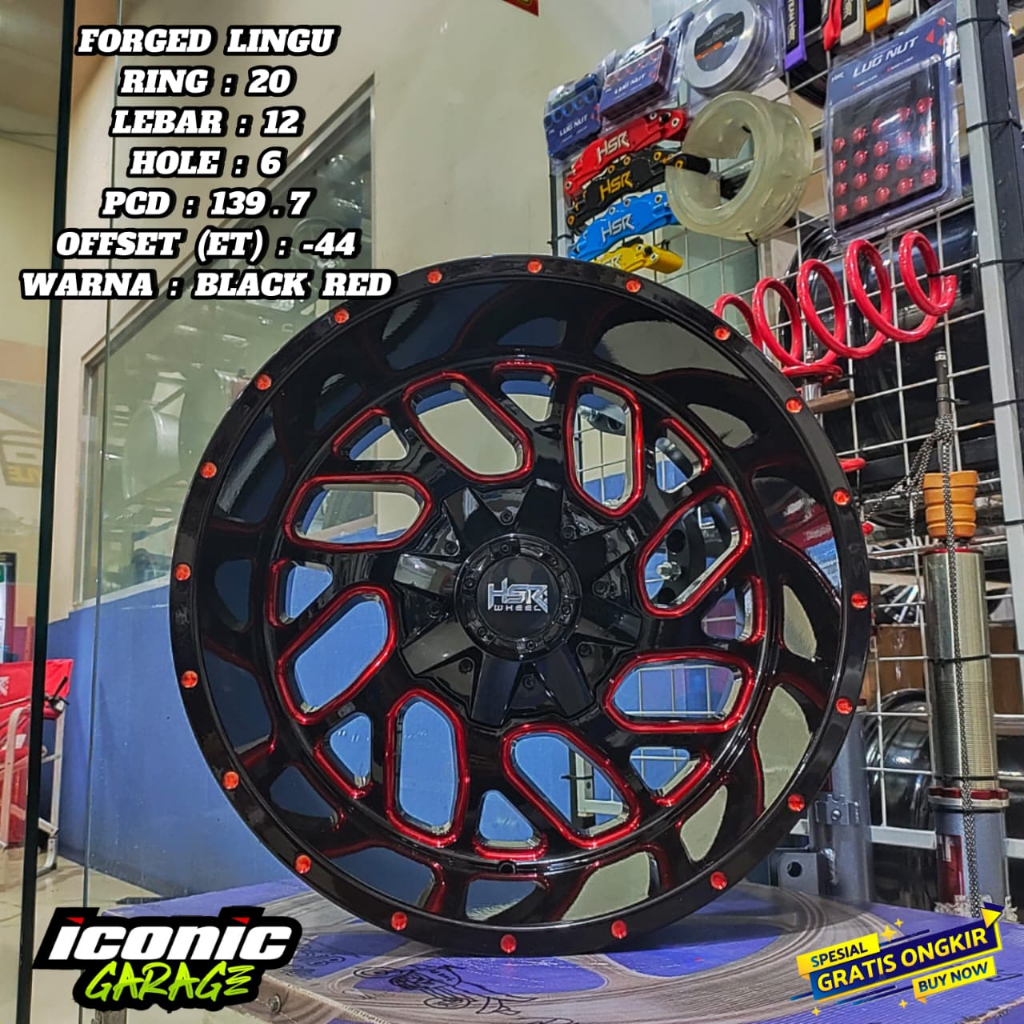 VELG HSR FORGED R20 UNTUK PAJERO. FORTUNER, TRITON, HILUX