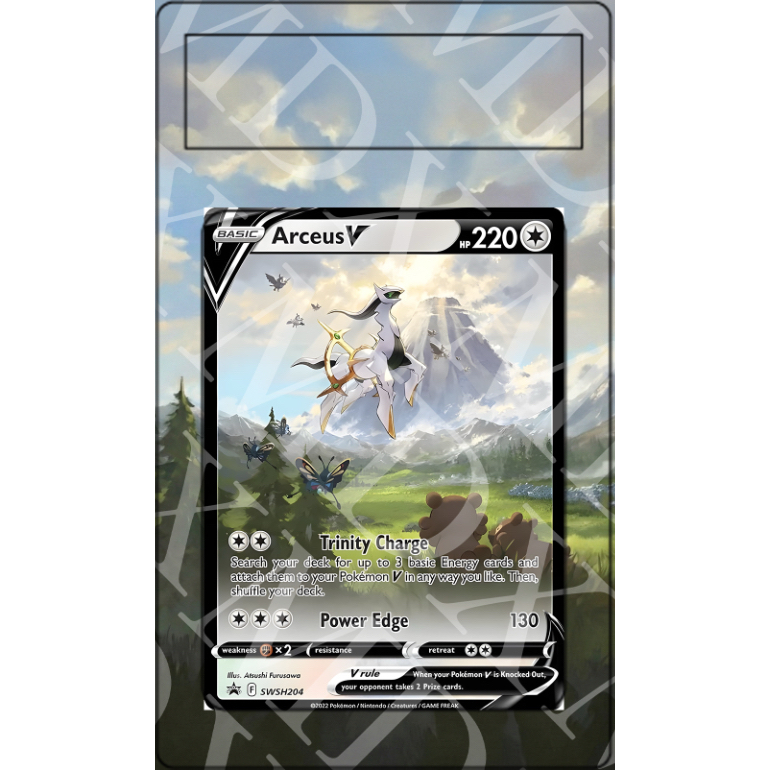 Arceus V #SWSH204 Pokemon Promo (Extended Art)