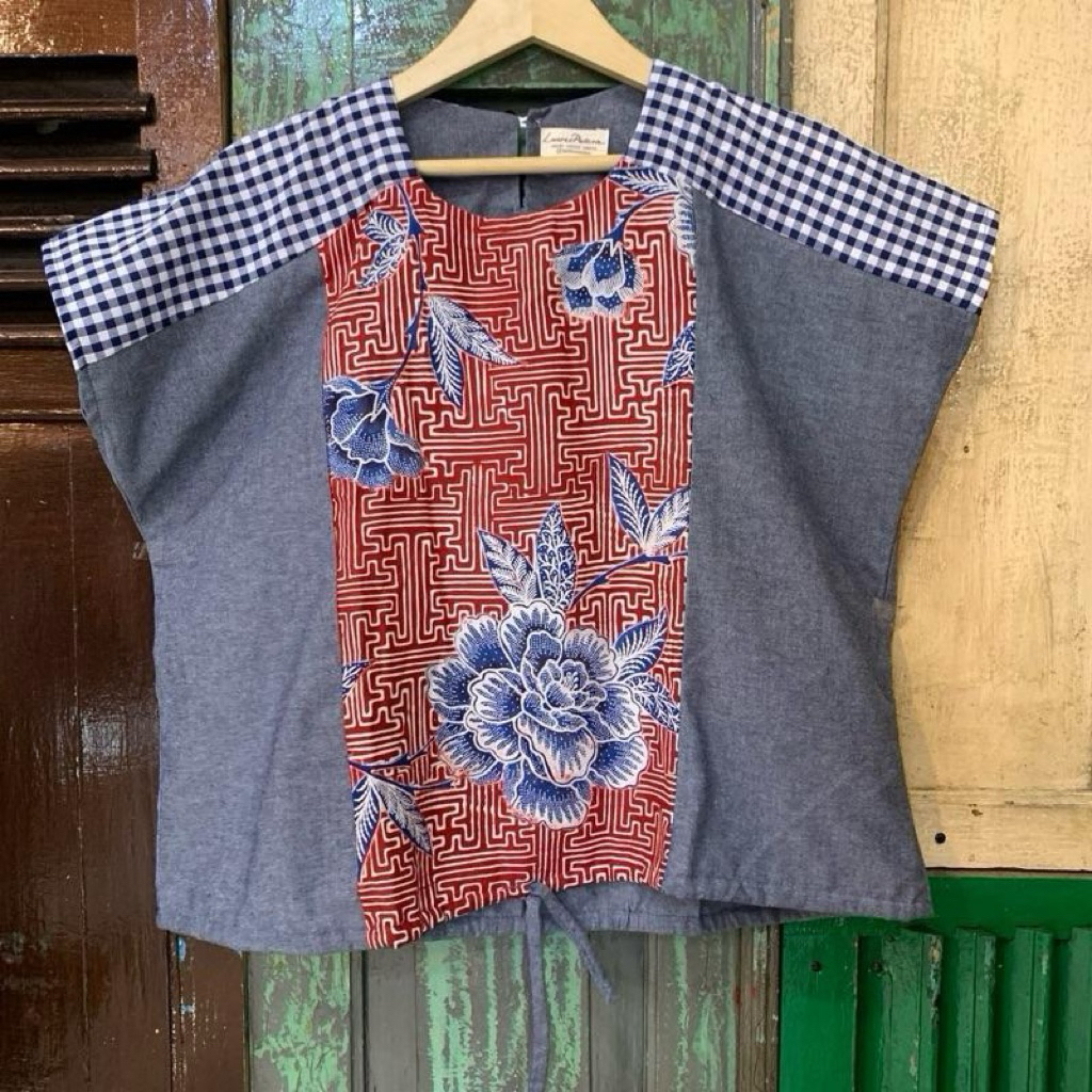 Batik Luwes Putera-Blus Setali Buket