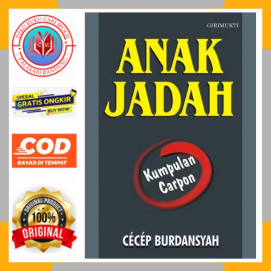 KIBLAT BUKU KUMPULAN CARPON BASA SUNDA ANAK JADAH - Cecep Burdansyah