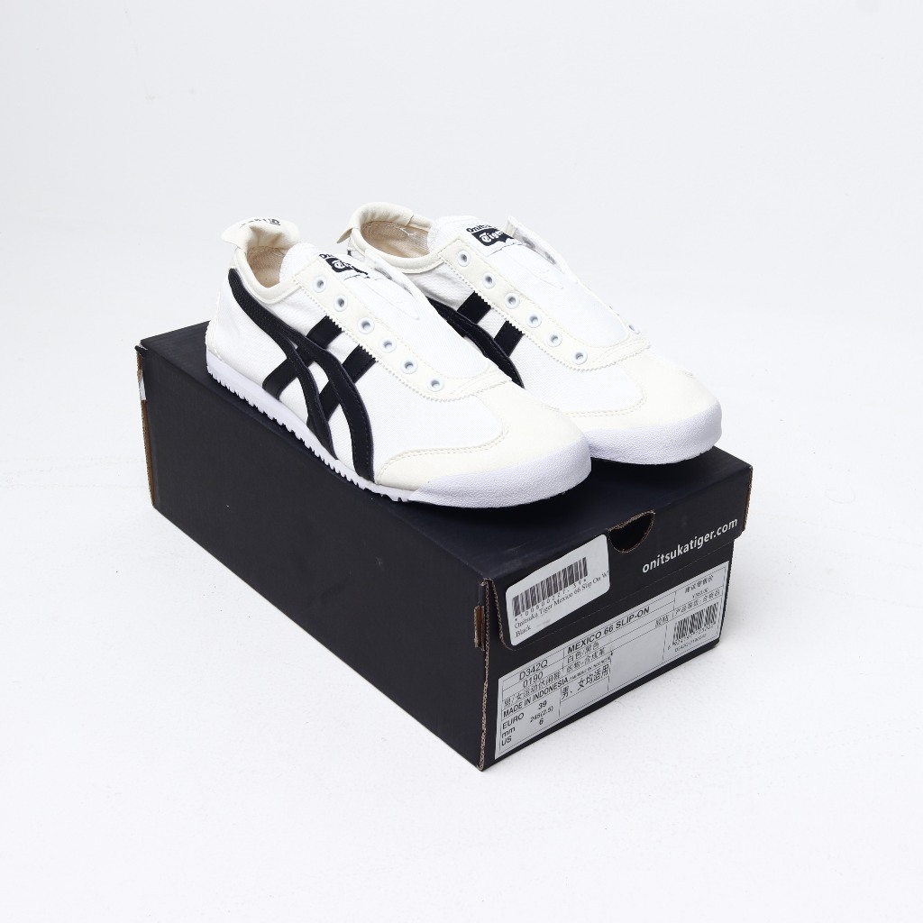 Onitsuka Tiger Mexico 66 Slip On White Black