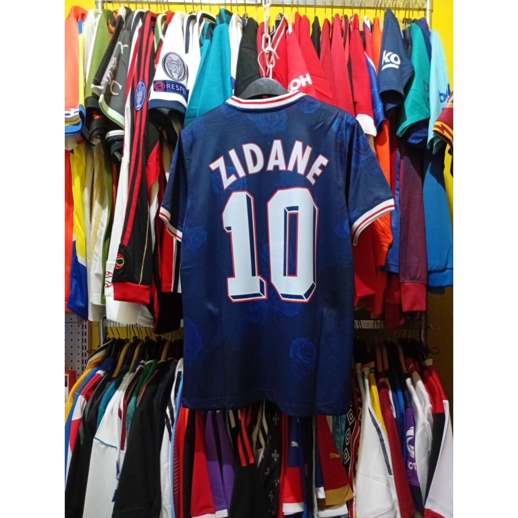 Jersey Bola GO Prancis France Rose Special Edition ZIDANE 10