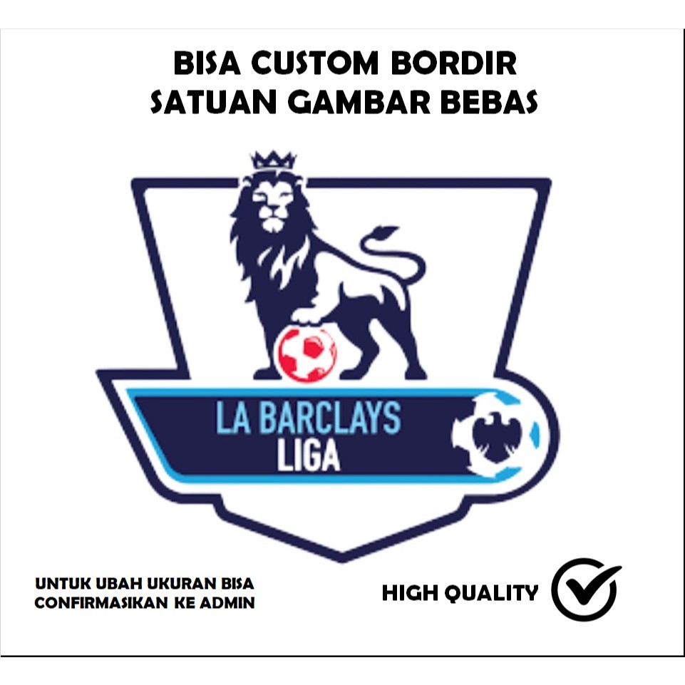 EMBLEM BORDIR PATCH LOGO CLUB BOLA TESTIMONI-IBP
