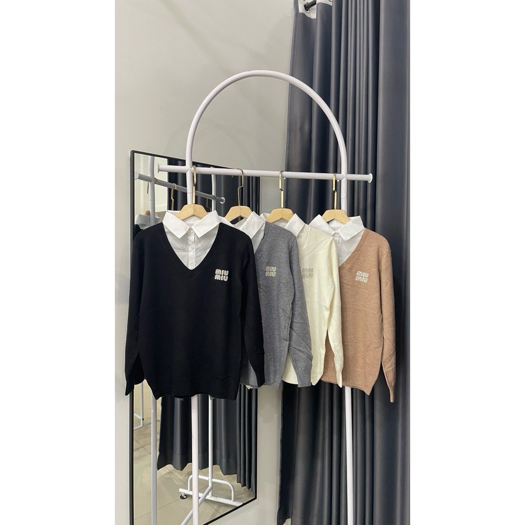 Atasan Rajut Miu Miu