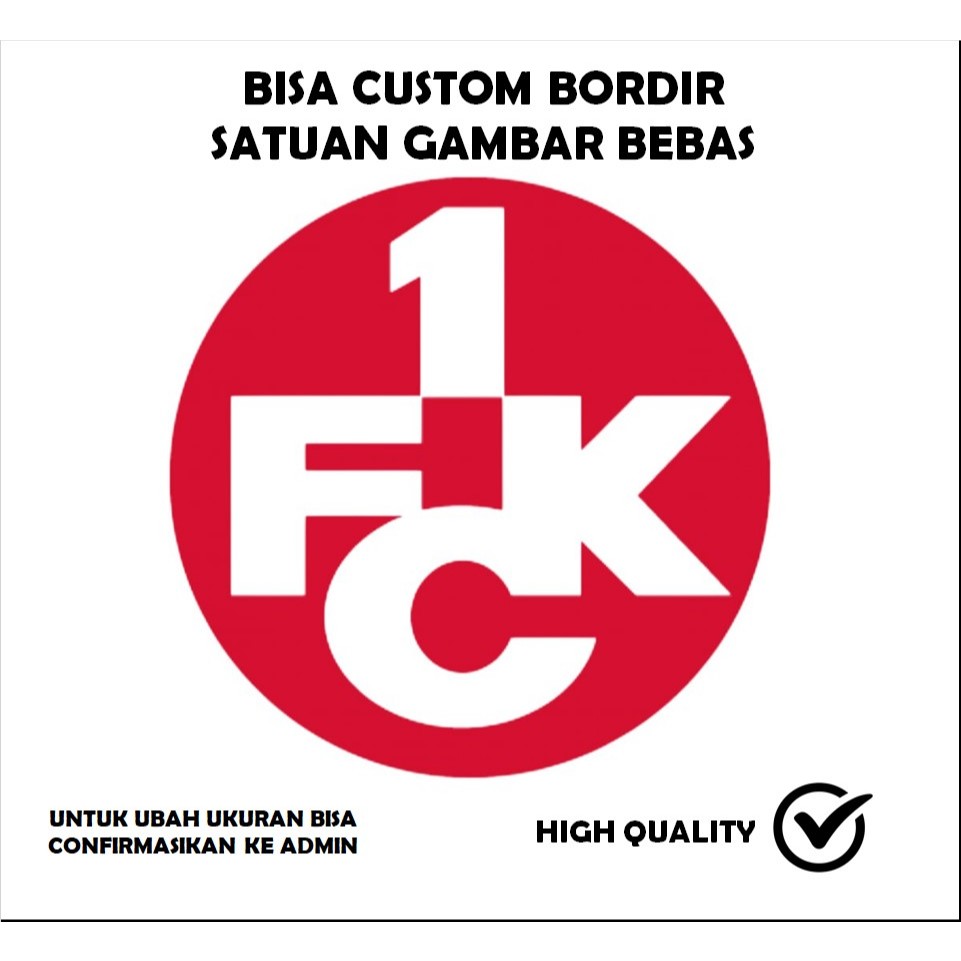 EMBLEM PATCH BORDIR LOGO CLUB BOLA TESTIMONI-QBS
