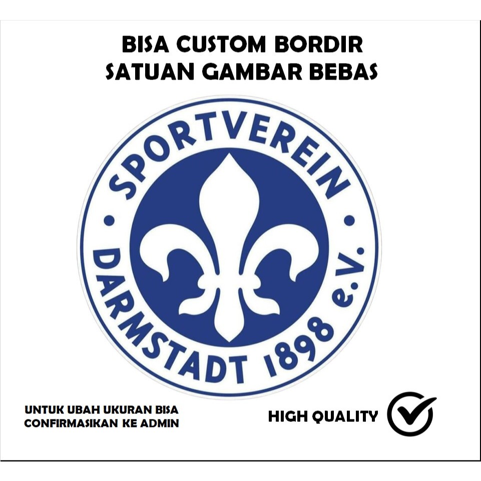 EMBLEM BORDIR PATCH LOGO CLUB BOLA TESTIMONI-IBP