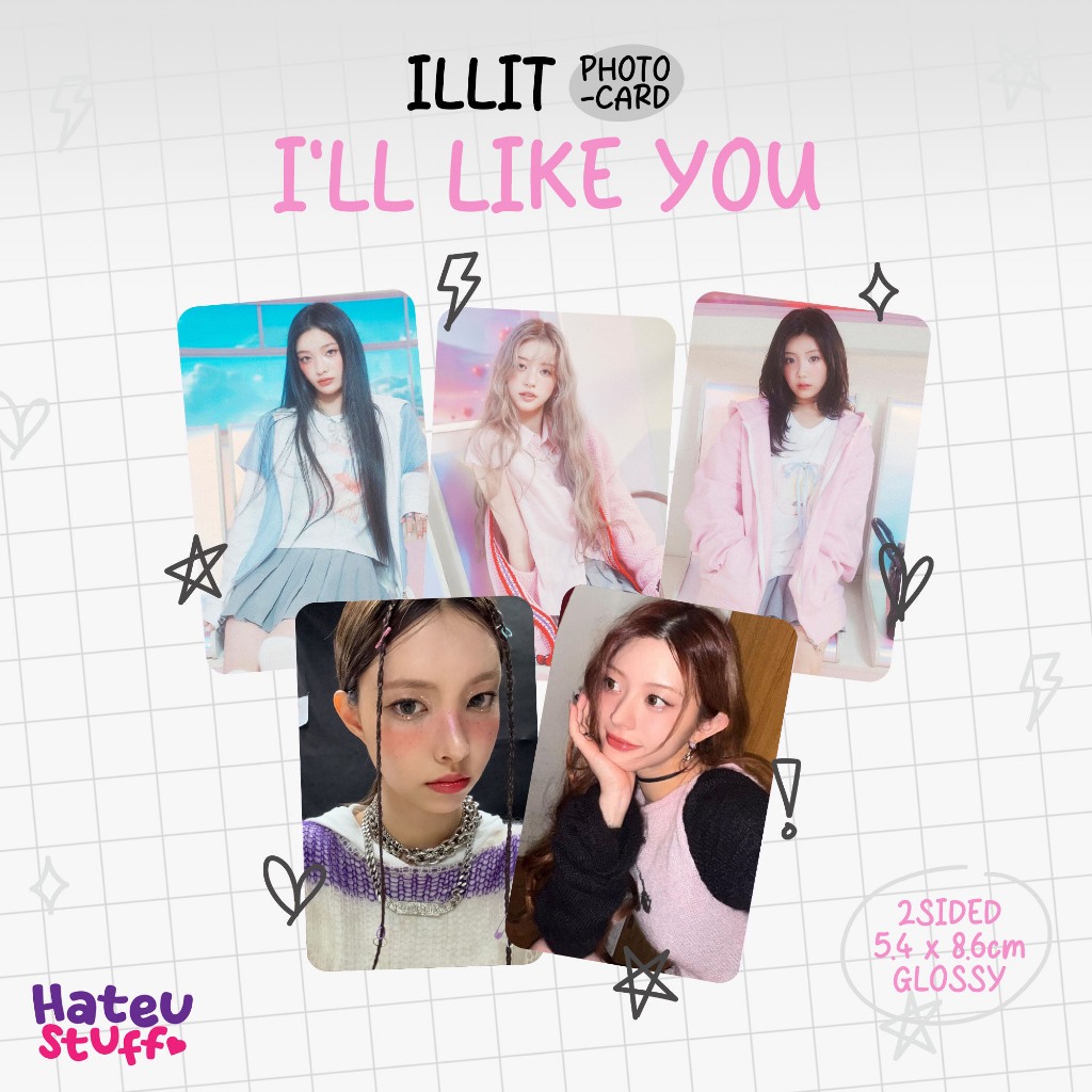 ILLIT Unofficial Photocard I'LL LIKE YOU + Cherish Selca