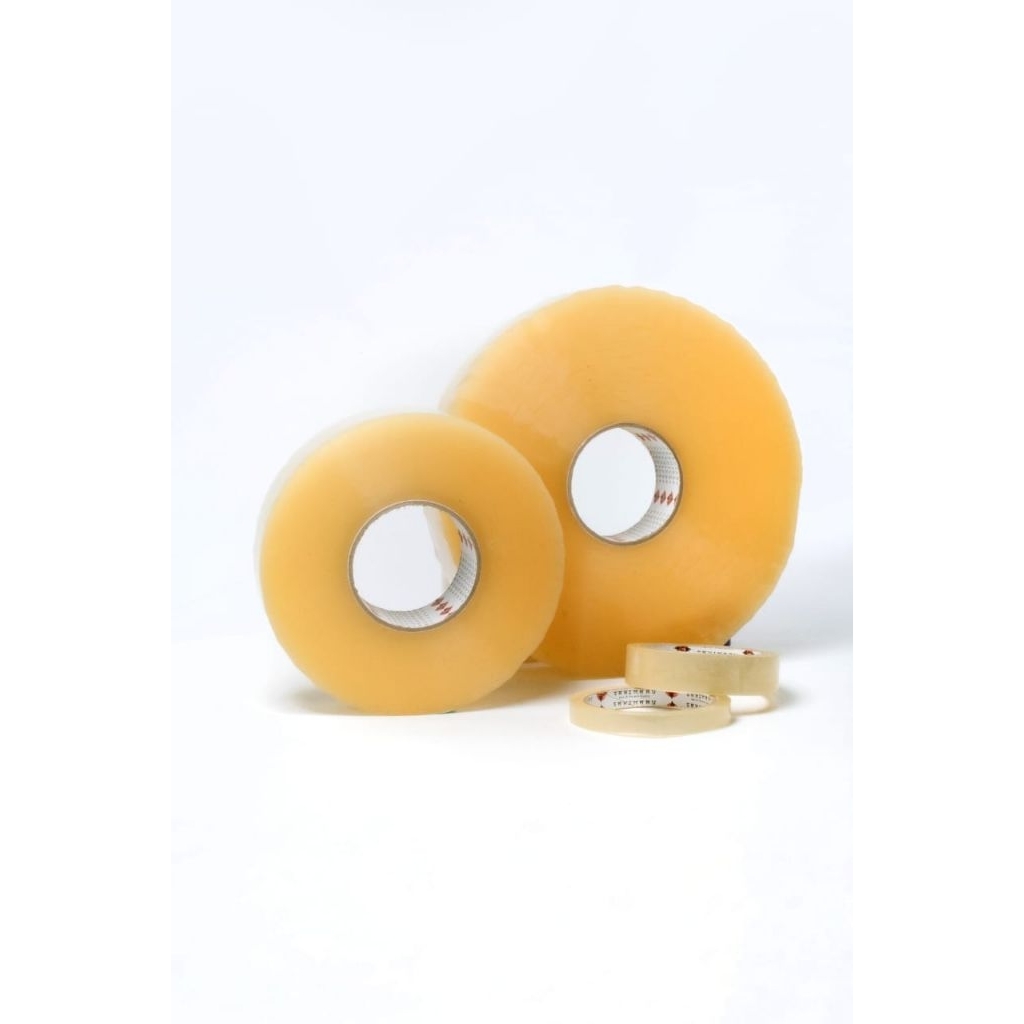 lakban opp bening 48mm×500yard kuat dan lengket tidak mudah putus