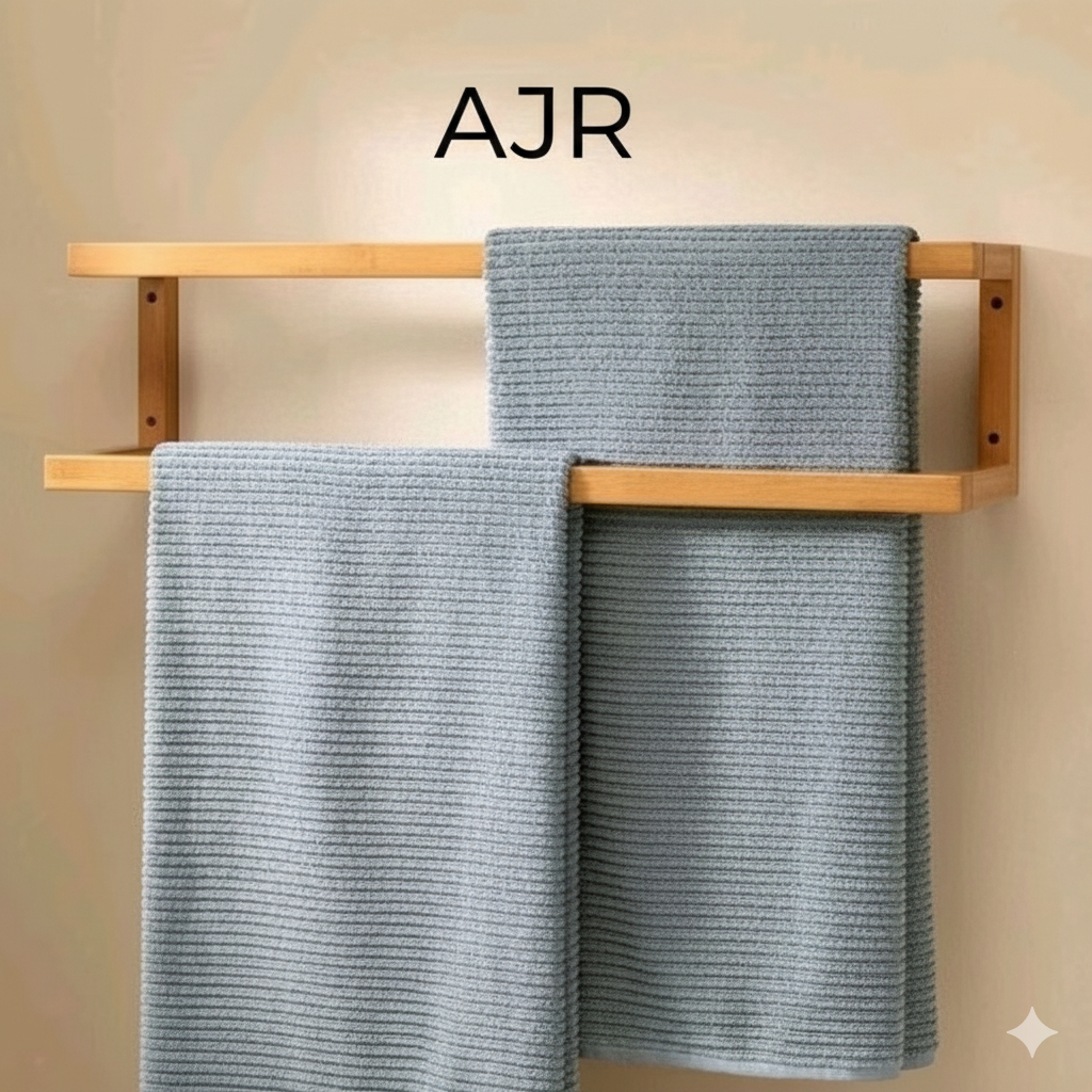 Gantung Handuk Kayu Jatibelanda Aesthetic Gantungan Mukenah Jilbab Baju