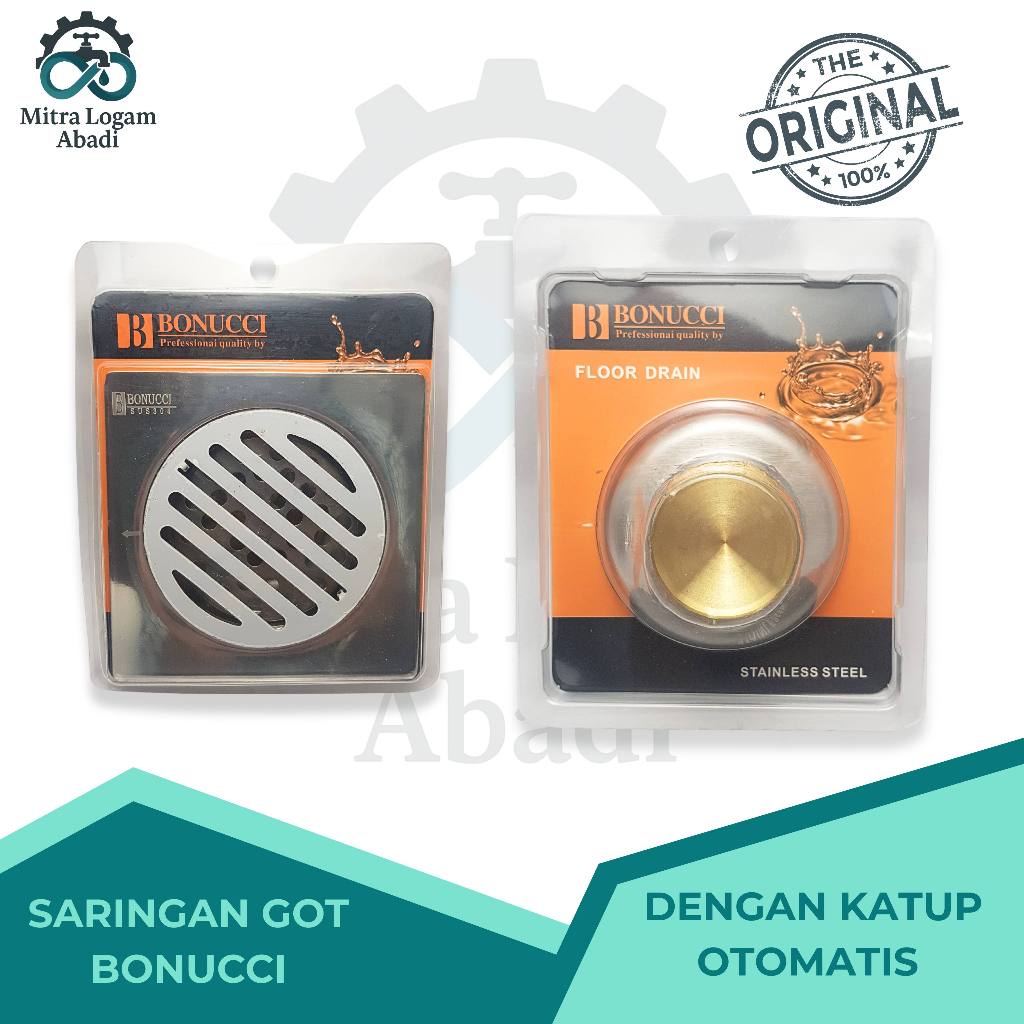 Bonucci Floor Drain Stainless Steel Anti Karat