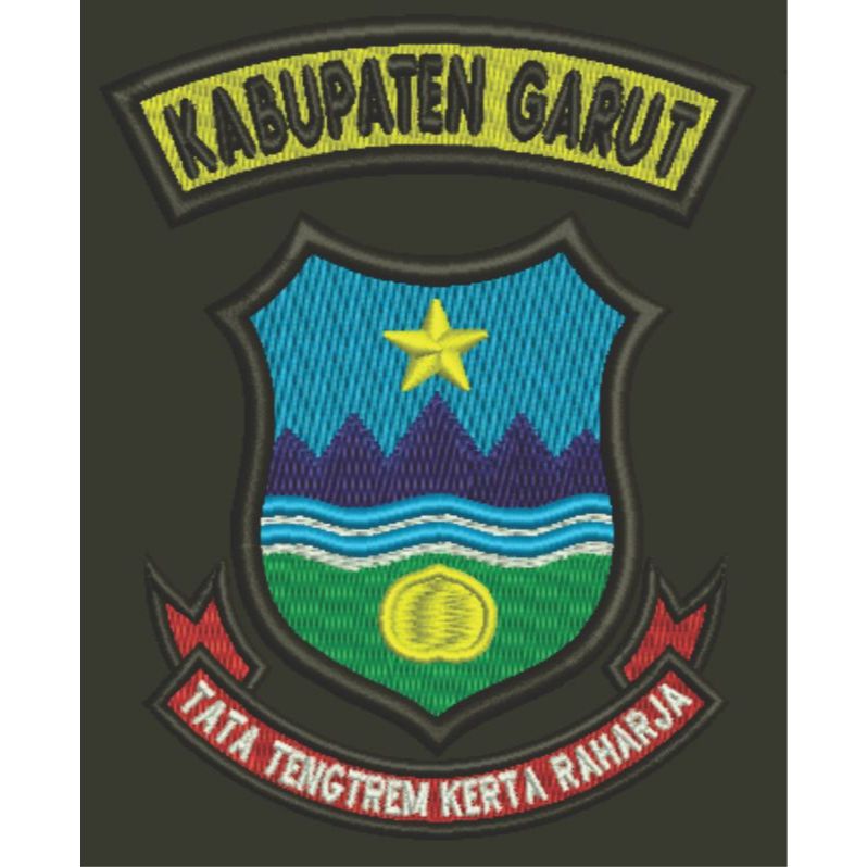 BORDIR Atribut Seragam PDH/PNS/Guru/Pemda Kabupaten Garut