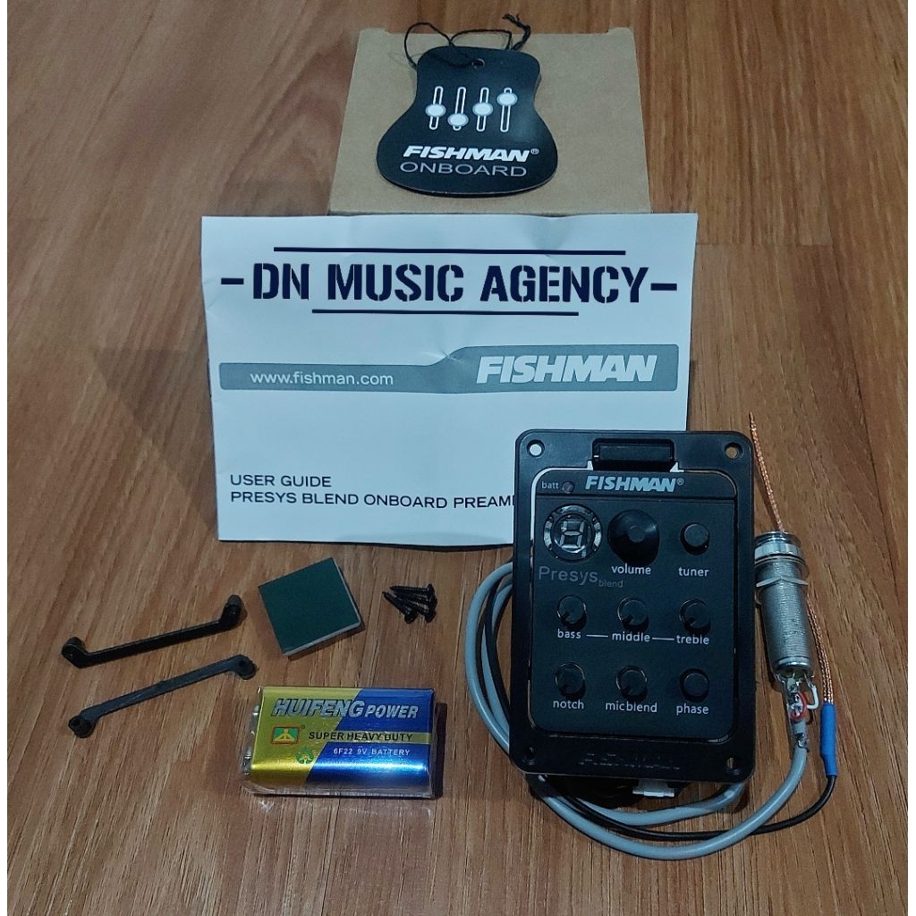 preamp gitar & bass Fishman presys blend 301 EQ gitar & bass akustik