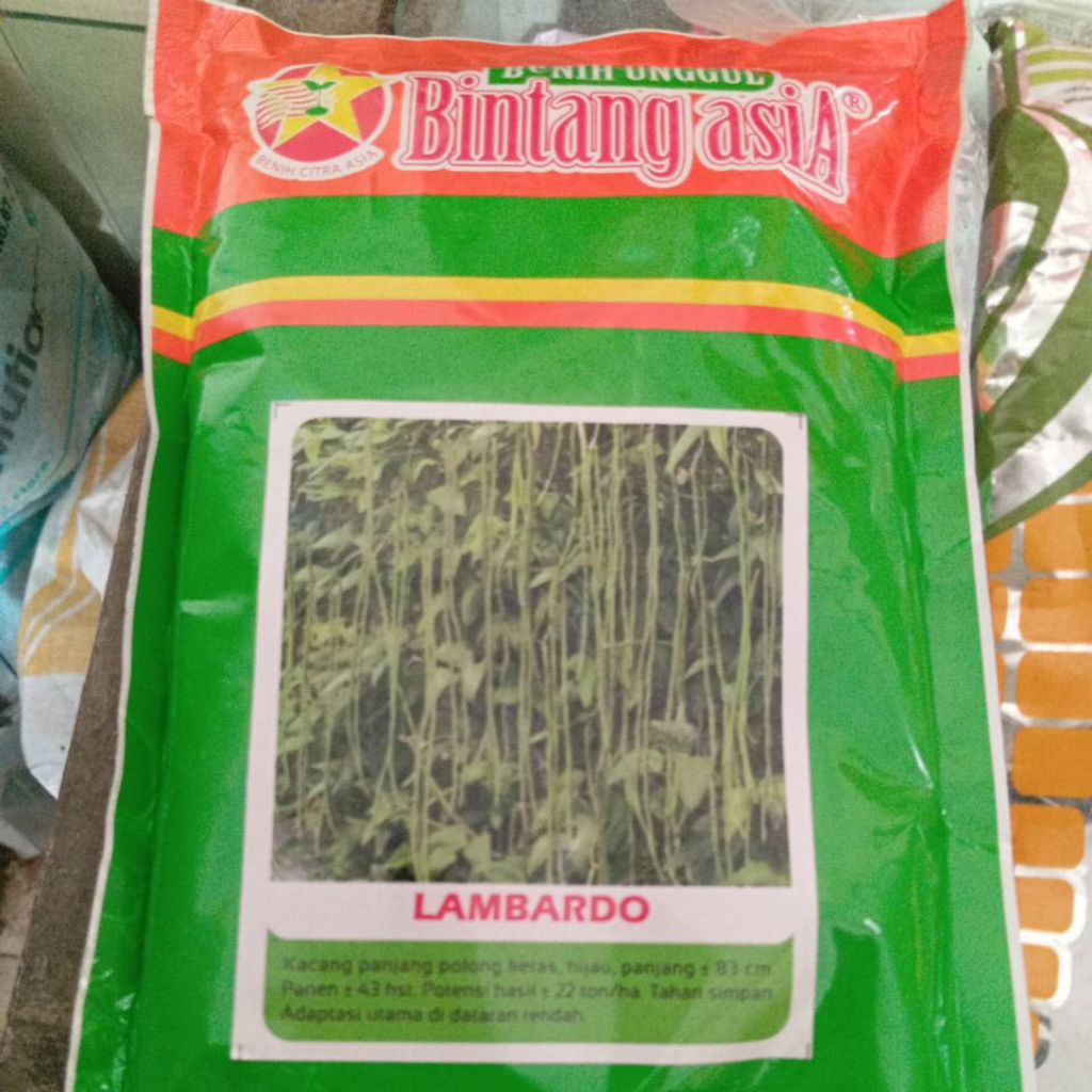 benih kacang panjang LAMBARDO 500 gram BINTANG ASIA