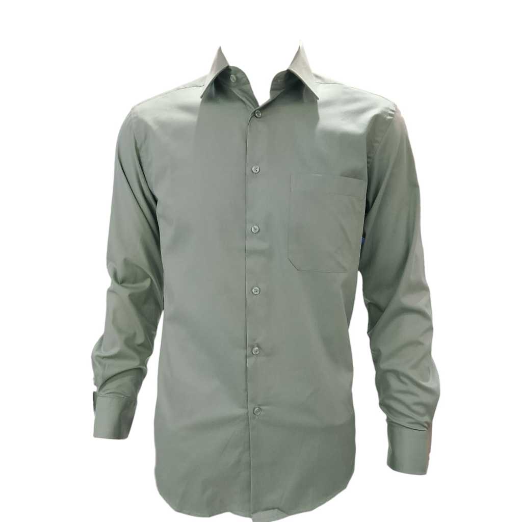 Kemeja Sage Dobby Salur Alisan Pria Dewasa - RITA