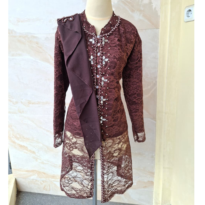 Kebaya Ibu Permata Selutut  + Slayer (NN)