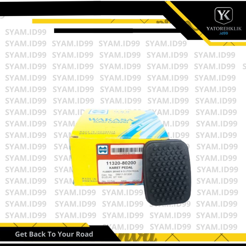 Karet Pedal Rem Kopling Mobil Carry Futura T120SS  – Wakasa Quality