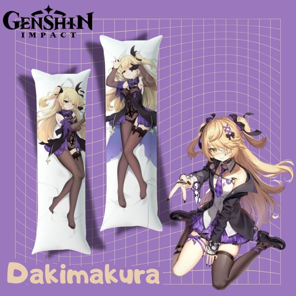 DAKIMAKURA ANIME  GULING FISCHL GENSHIN IMPACT [ SUDAH TERMASUK ISI ]