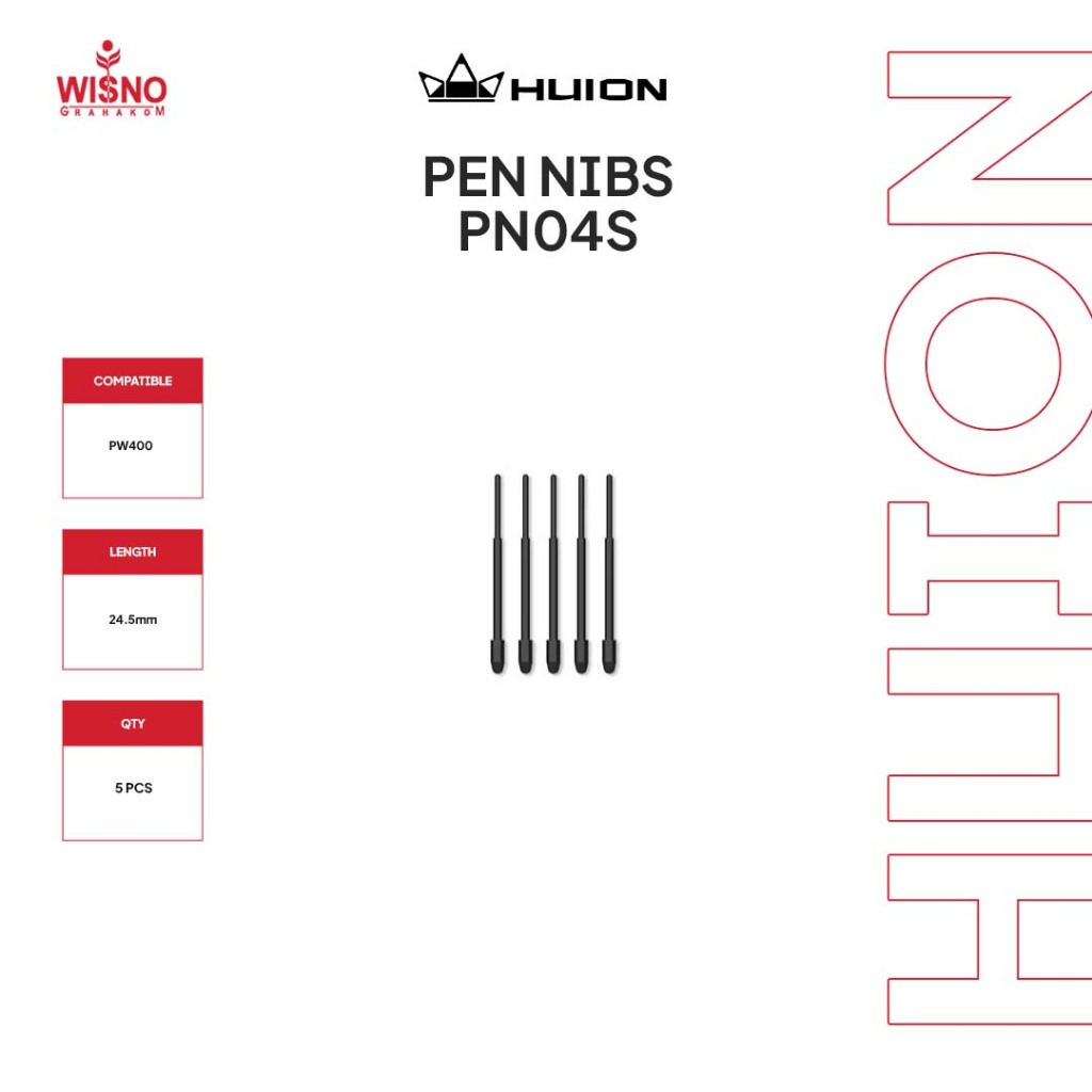 Huion Pen Nibs / Mata Pen / Pen Nib Huion PN04S Original Isi Pen Huion