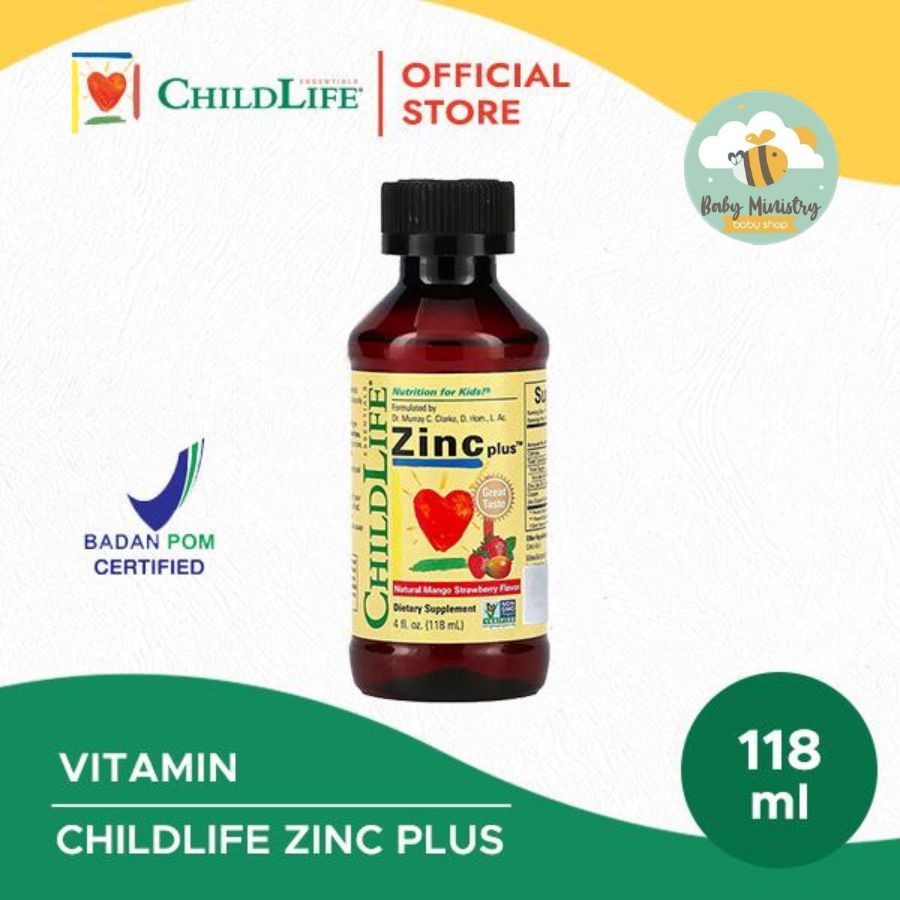 ChildLife Zinc Plus 118ML / VITAMIN ZINC / VITAMIN ANAK