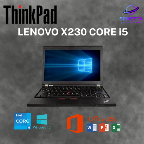 LENOVO THINKPAD X230 CORE i5 GEN 3 | RAM 4GB | SSD 256GB | 12,5 INCH LIKE NEW