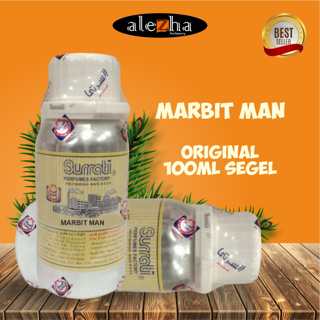 Bibit Parfum Murni MARBIT MAN | SURRATI 100ML SEGEL