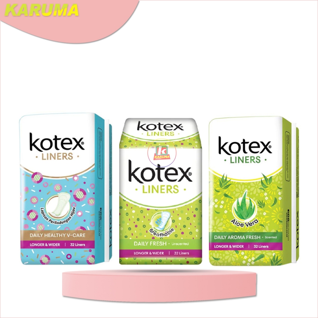 Kotex Pantyliner Long & Wide Pack of 32