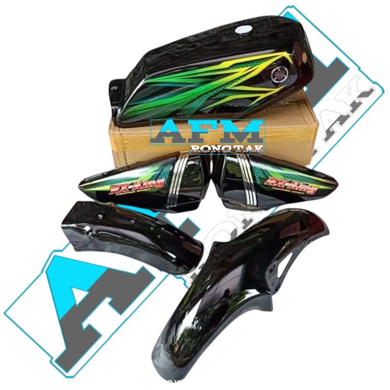 PROMO body set RX king tahun 2005 warna hijau TERMURAH