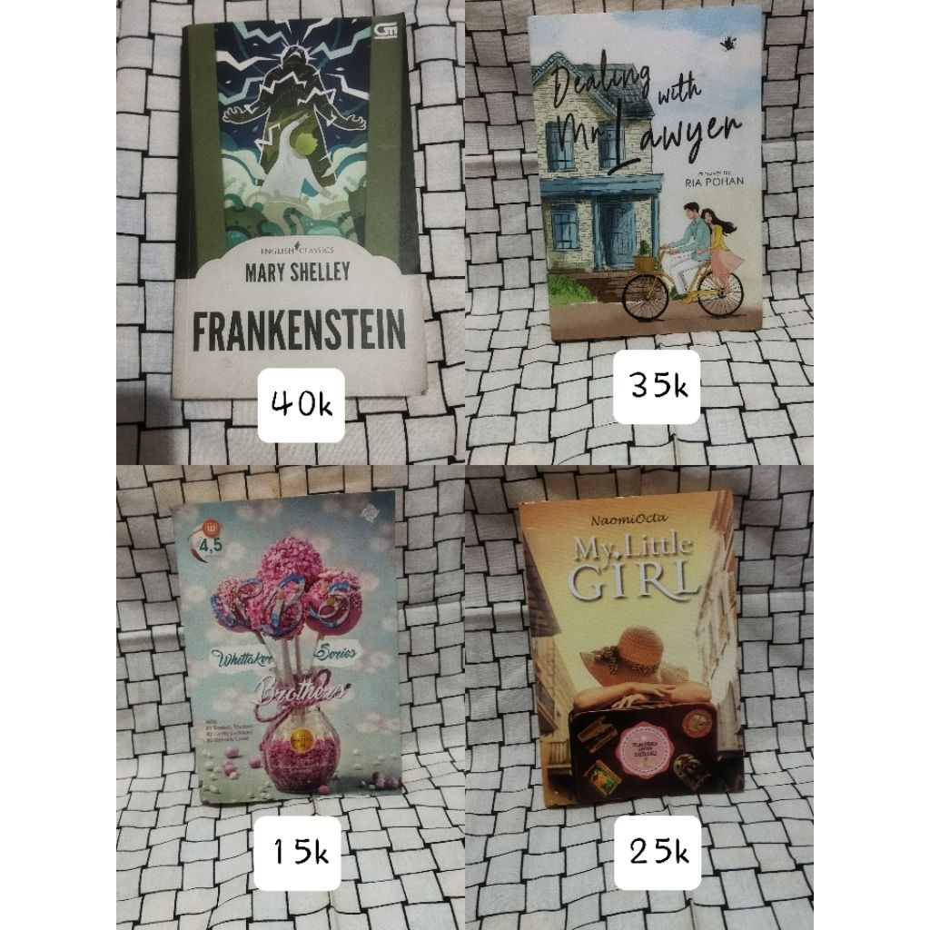 [PRELOVED] Novel Ori, English Classics, dan Adaptasi Wattpad