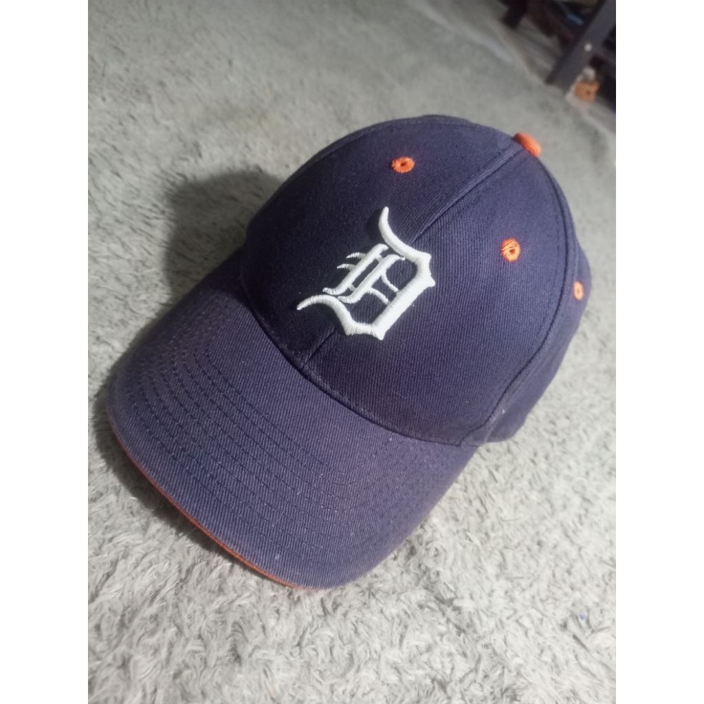Original MLB merchandise Baseball Logo D Topi dewasa Pria Wanita