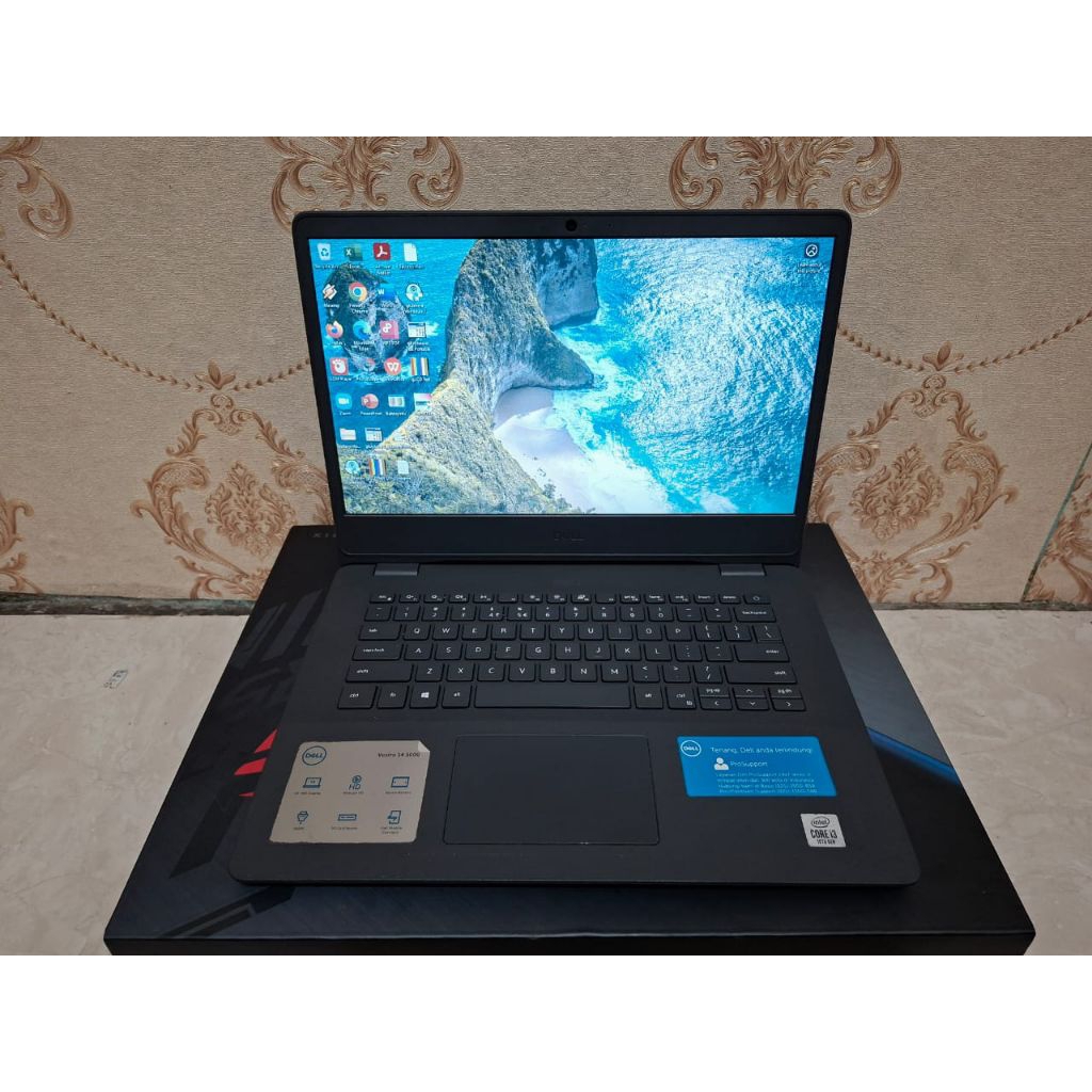 LAPTOP DELL VOSTRO 3401 INTEL CORE I3 GEN10 -HDD 1TB -RAM 4GB -SIAP PAKAI BOSQ