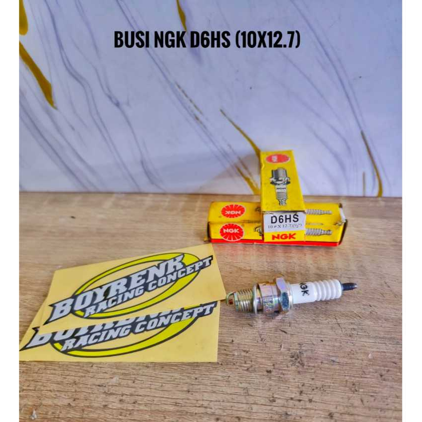 Busi NGK D6 D6HS Motor Honda Astrea C90 S90Z Busi NGK D6 D6HS/D6HA Motor Honda Astrea C90 S90Z - BOY