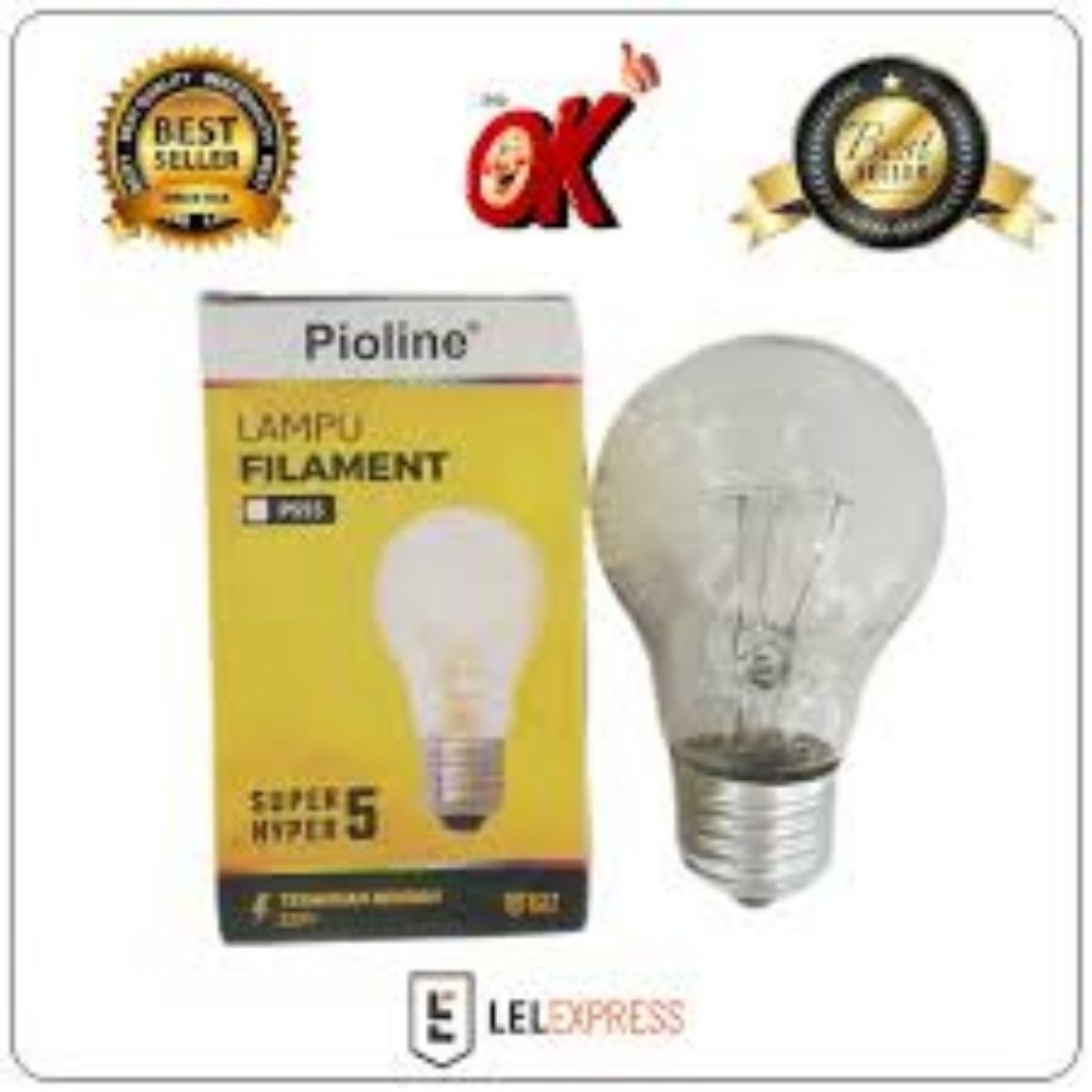 Lampu Pijar 5 Watt Pioline - Cocok untuk Anak Ayam & Unggas
