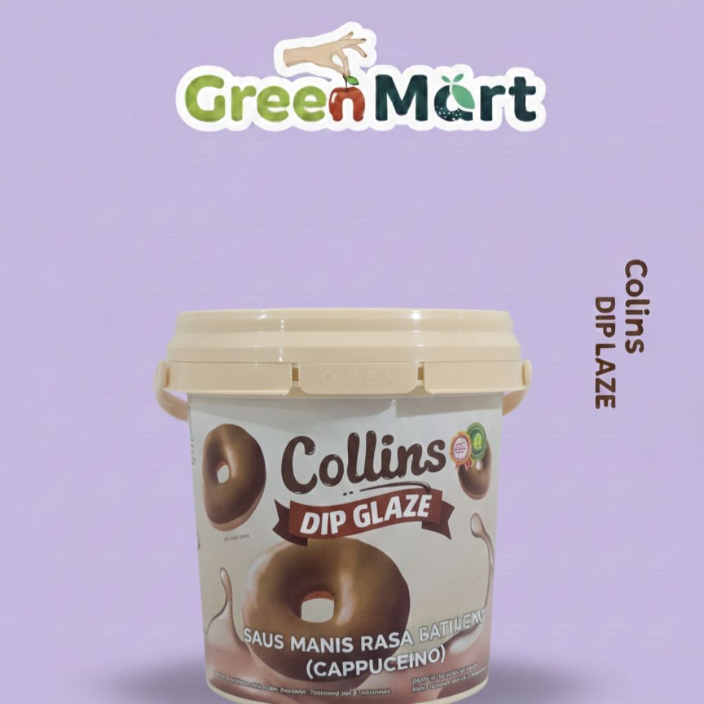 Collins DIP GLaze | Coklat Collins | Coklat Lumer 1 kg