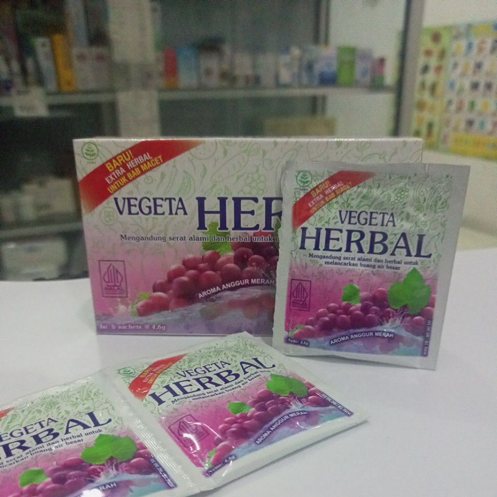 Vegeta herbal, membantu melancarkan BAB