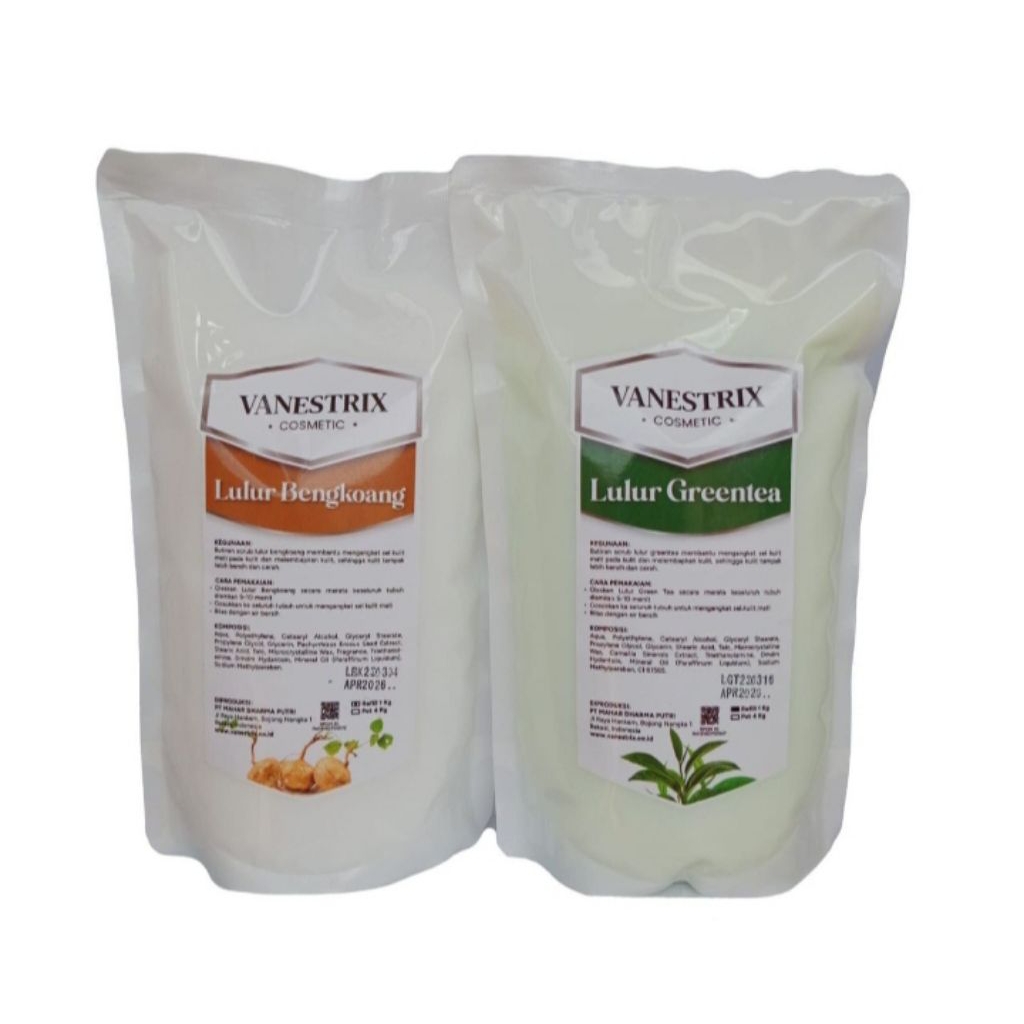 Vanestrix Lulur Brightening Body Scrub Perawatan Pencerah Mencerahkan Eksfoliasi Exfoliating Pemutih