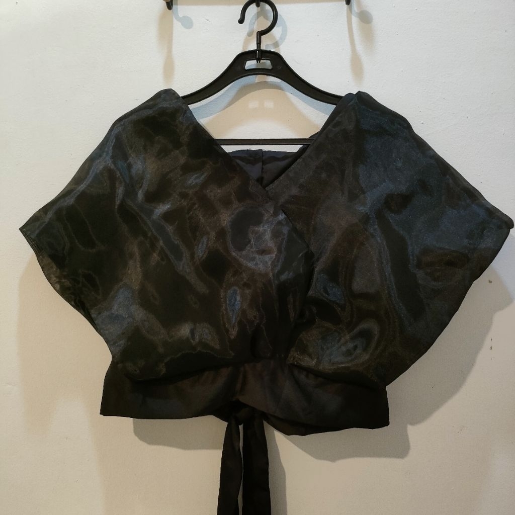 SET atasan organza (baru) + rok lilit (preloved)