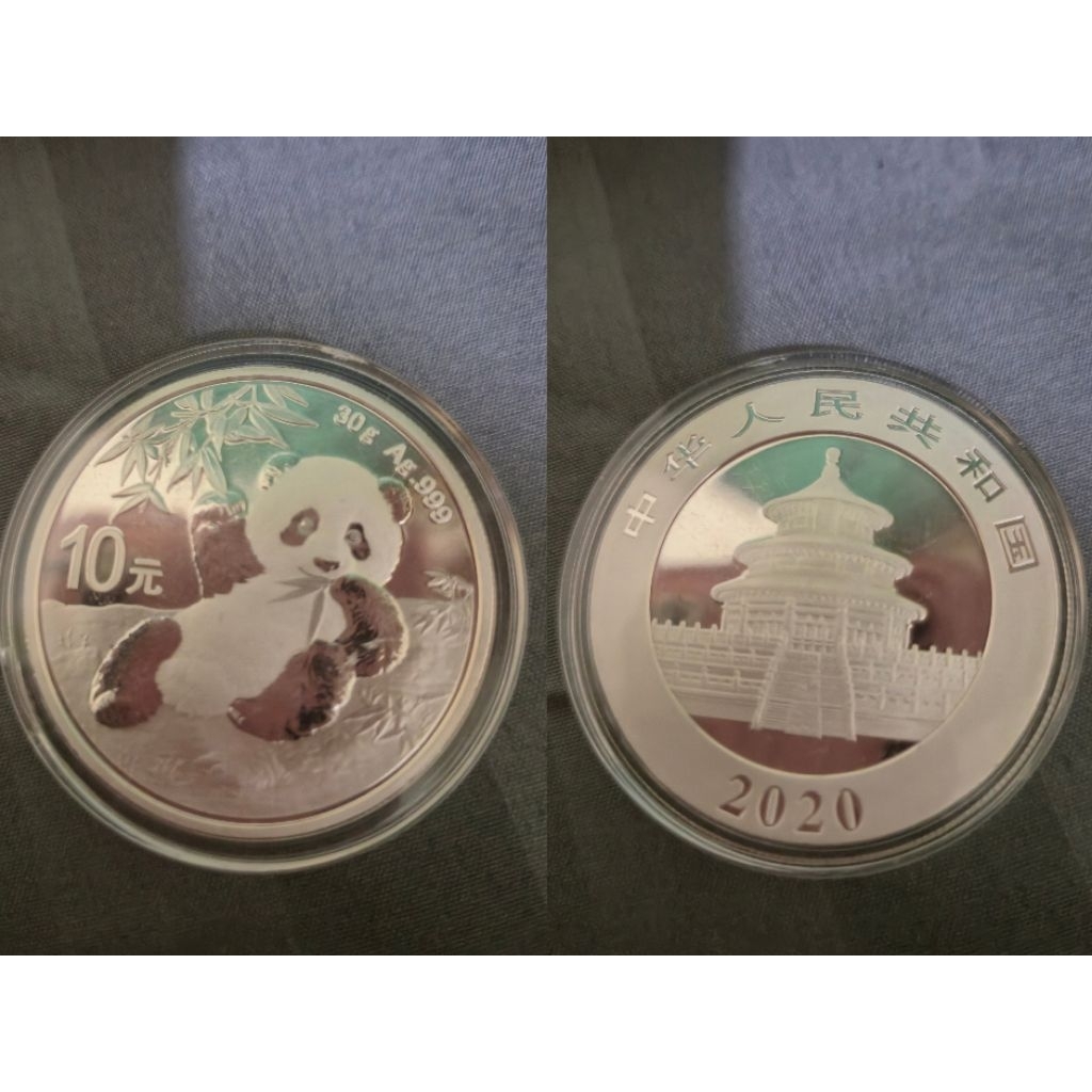 KOIN PERAK PANDA ORI 30 GR LIMITED EDITION